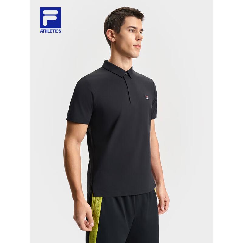 FILA Men s Knitted Short-Sleeve Polo Shirt M