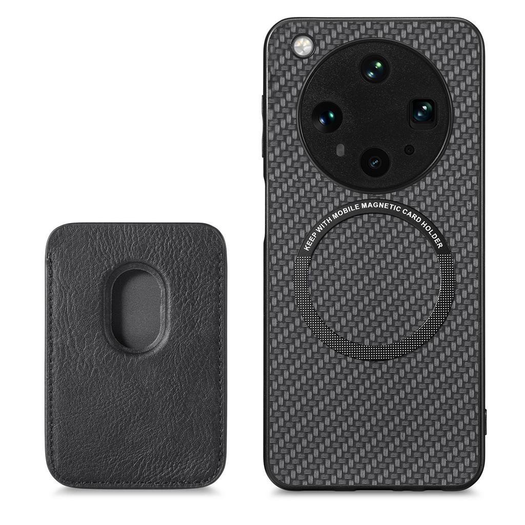 Für Oppo Find X8 Ultra 5G Hülle Magnetisch Abnehmbarer Kartenhalter Handy Rückseite