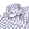 Vanbrough Twill Stripe Straight Wide Collar Slim Shirt  Bossl1151 Ny 
