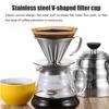 Filtro per Caffè in Acciaio Inossidabile Riutilizzabile Scolafiltro per Caffè Porta Filtro per Caffè