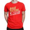 Men Bass Players Dances Graphic T Shirts Music Guitar Pure Cotton Tops Casual Crew Neck Tee Shirt for Men Printed T-Shirt