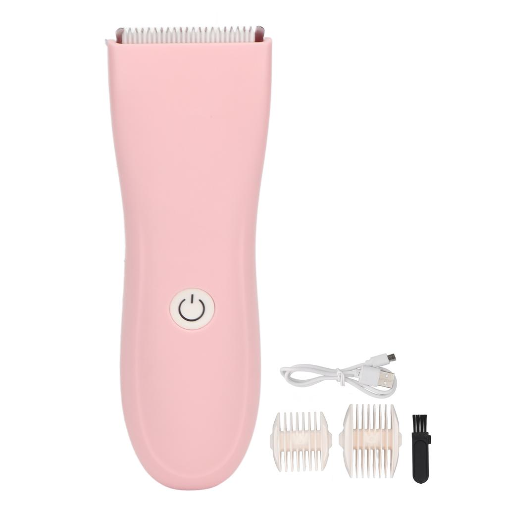 Baby Hair Clipper Quiet USB Rechargeable Safe Ceramic Blade IPX7 Waterproof Electric Kids Hair Trimmer for Infant