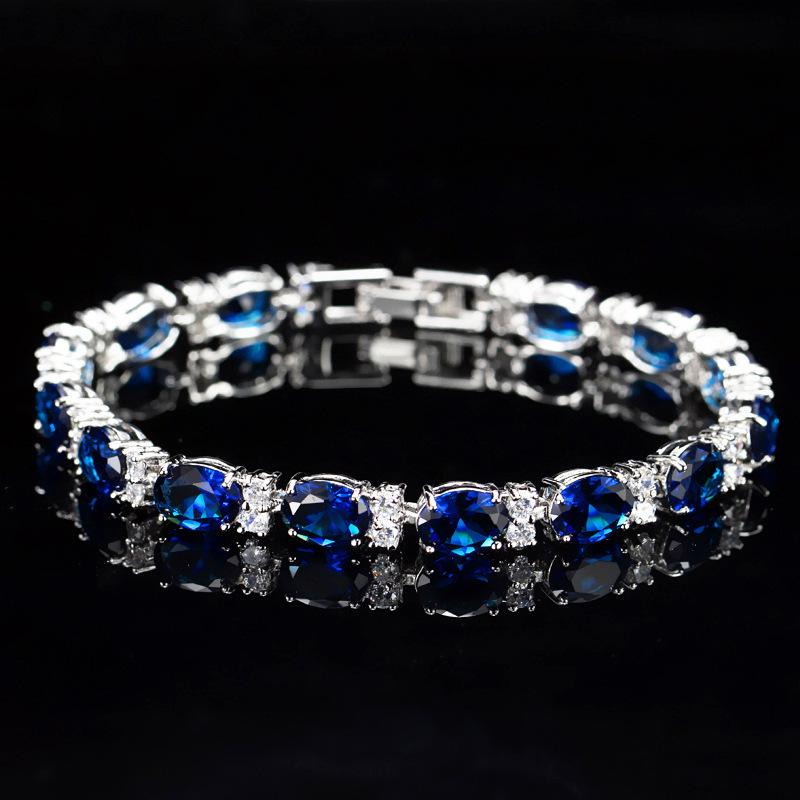 Accessories Aaa Zircon Women'S Bracelet, Simple High-End Versatile, Wedding Gift