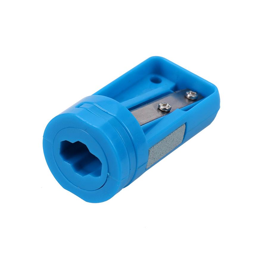 Przenośna i kreatywna plastikowa temperówka w jednolitym kolorze do ośmiokątnego ołówka dla dzieci i studentów