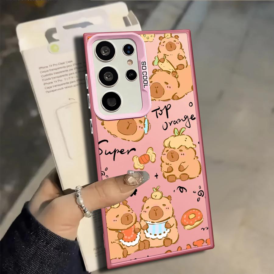 

Cute Capybara Case for Samsung Galaxy S25 S20 Plus Note 20 Ultra S24 FE S23 Ultra S22 S21 S23 S25Edge Phone Cover Galaxy S25 Edge