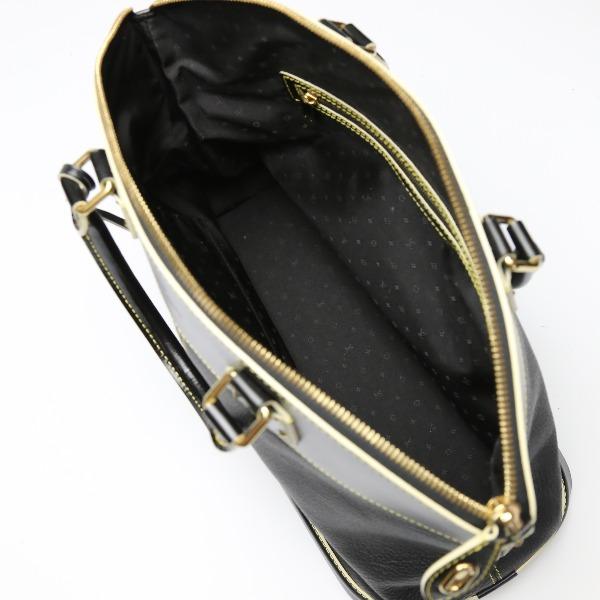 LOUIS VUITTON Suhari Lockit PM Handbag Goat leather Noir unisex M91888 Used
