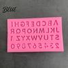 Flexible Molds for Fondant Alphabet Number Silicone Mold Cake Decorating Mini Letters 0-9 Baking Tool Bakery Supplies Cakes Non-stick Resin
