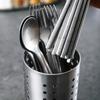 1pc Kitchen Cutlery Utensils Holder Stainless Steel Chopstick Holder Silverware Drying Basket Spoon Draining Basket Chopstick tu