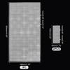 36.3x18.6CM Mesh Bag Sheets Plastic Net Cover DIY Crafting Acrylic Yarn Crafting Knit Crochet Projects for Purse Making Supplies