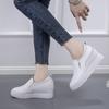 Slip On Shoes For Women Female Footwear Clogs Platform Loafers With Fur Autumn Increas Height All-Match Modis Casual Sneaker Rou