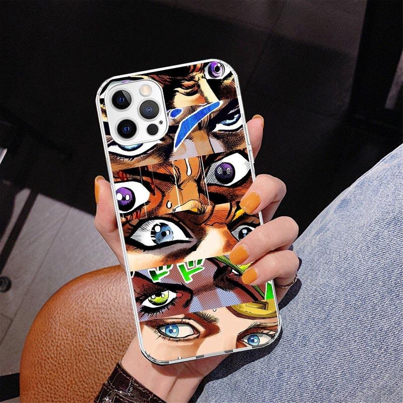 All JoJo's Bizarre Adventure Phone Case For iPhone 17 Air 16 Pro Max 16E 15 + 14 Plus 11 12 13 Mini 7 8 SE Gift Print Cover Fund