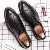 Classic Party Oxford Weddind Leather Shoes For Men Trend Social Brogues Leather Shoes Male  Men's Dress Formal Business Shoes