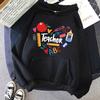 Teacher Print Long Sleeve Hoodies Woman Casual Autunm Winter Hooded Women's Y2k Sweatshirt Clothing for School 90s Female