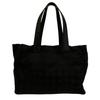 CHANEL Nylon New Travel Line Tote MM Tote Bag black Nylon Women Used
