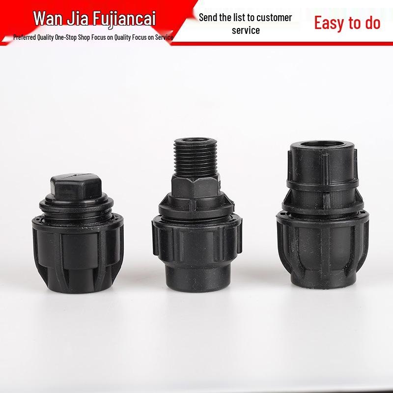 PE-Rohrverbindungsstücke: Schnellkupplungen für Leitungswasser, wärmefreie Ventile, Winkel, T-Stücke, 4- und 6-Punkt-Anschlüsse