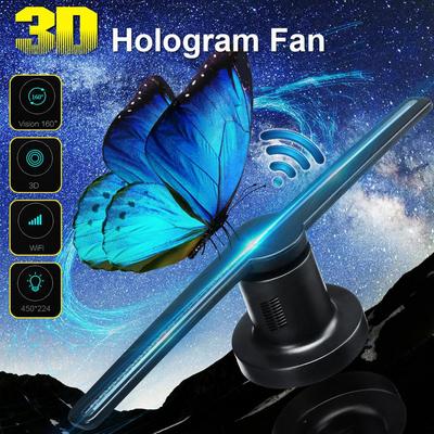 WIFI 3D Fan Hologramm Projektor Werbung Display Hologramm Fan Holographische Bildgebung Lampe 3d Display Werbung Licht