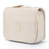 Storescent Girls' Hanging Carry-On Case Cosmetic Bag for Vacation, Trips, and Gym (Beige)