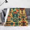 Vintage Tribal Bohemian Flannel Blanket Holiday Gifts Bedding Living Room Sofa Lazy Blanket