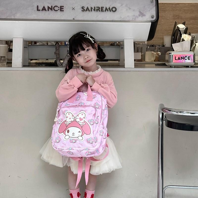 Kindergarten Student Schoolbag Cartoon Cute Foreign Style Printed Children'S Backpack Summer Children'S Bag