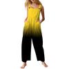 Women's Casual Jumpsuit Sleeveless Fashion Gradient Printed Jumpsuit