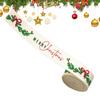 2.2 Yards Christmas Ribbon Printed Christmas Polyester Ribbon Handmade Gift Packaging Holiday Ribbon Christmas Tree Decorations