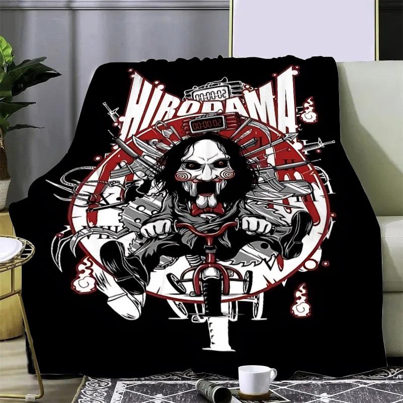Saw X Horror Thriller Movie Printed Blanket Picnic Blankets Warm Blanket Soft and Comfortable Blanket Home Travel Birthday Gift