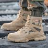 Fashion Work Men's Safety Shoes Indestructible Shoes Puncture-Proof Men Steel Toe Shoes Male Security Protective Shoe Outdoor Men Boots
