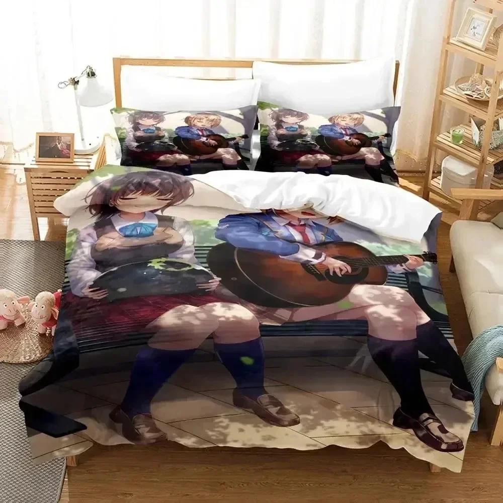 Comforter Top 3D Print Anime Heaven Burns Red Bedding Set Bed Set Comforter King Queen Size Boys Adult