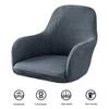 Curved Back Cover Elastic Chair Wear Resistant Super Soft Non-Fading Solid Color Chair