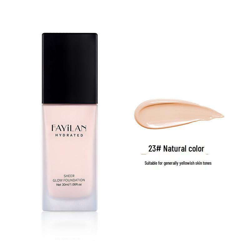 Long-lasting Waterproof Hydrating Foundation: Moisturizing and Oil Control for Student Girls