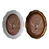 Antique Ornate Oval Photo Frame for Tabletop Wall Display,Retro Picture Frame,Decorative Photo Frame Home Decors
