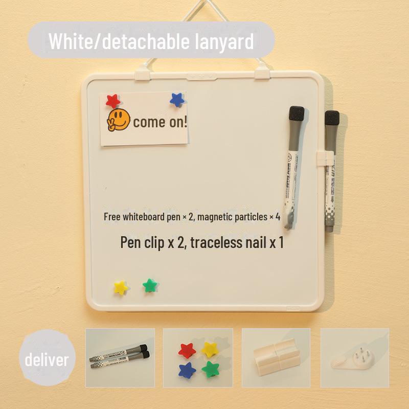 Funi Colorful Children's Magnetic Whiteboard with Detachable Lanyard - Erasable Writing and Drawing Board