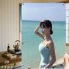 Retro Metal Tin Sign X Inch Summer Beach Girl Vintage Poster for Home Wall Art Decor