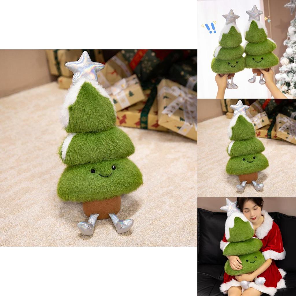 Christmas Tree Plush Figure With Pp Cotton Filling For Home Decorations And Childrens Toys
