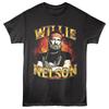 Willie Nelson Flames Herren T-Shirt