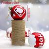 16 Stück Weihnachtskugeln Ornamente Anhänger Tragbare Weihnachtsbaumkugeln Baumdeko für Zuhause