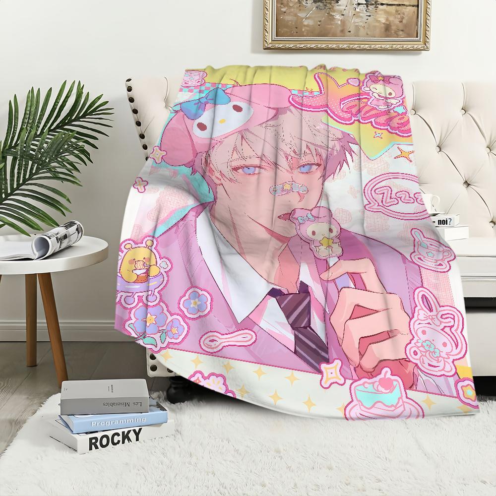 Love and Deepspace Xavier Zayne Macaron Colors warm soft plush blanket for sofa living room office bedroom travel gift Flannel