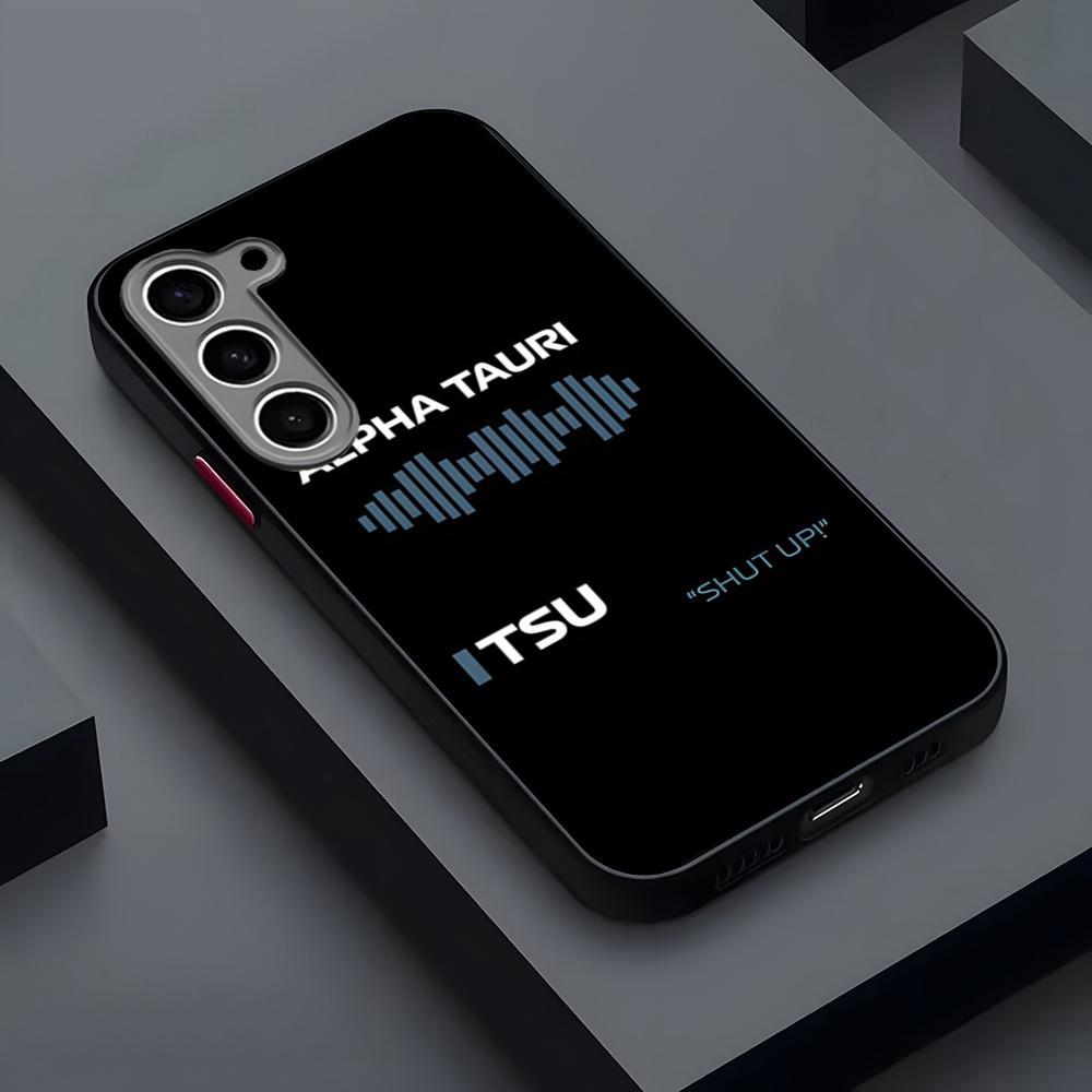 

Yuki Tsunoda 22 Phone Case Matte Transparent For Samsung S25Plus S21fe S22 FE S23 Ultra S24 Plus S25 Luxury Back Cover Samsung S25
