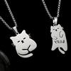 Kitty Mi Titanium Steel Necklace Simple and Versatile Hip-Hop Couple Pair of Necklaces Gift Sweater Chain