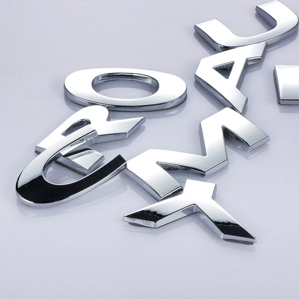 Car Tail Metal 3D Letters Sticker And Emblem Rear Trunk Decoration For MINI Cooper Countryman R60 F60 Car Styling Accessories