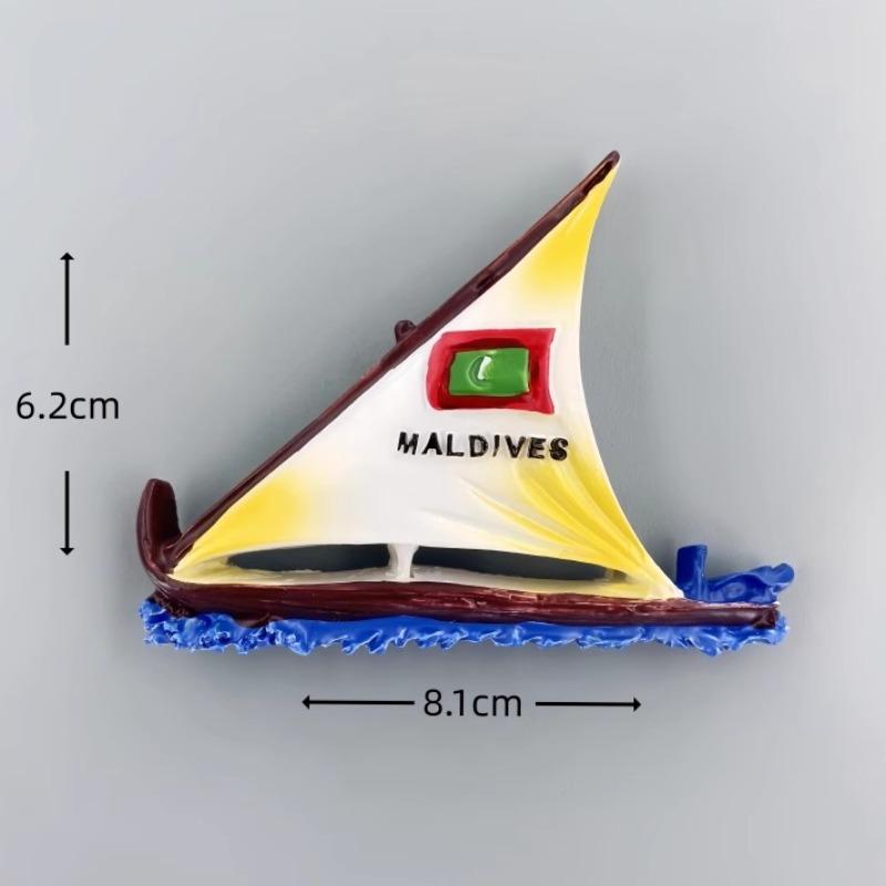

Maldives Souvenirs Marine Animals Fridge Magnets Octopus Clownfish Flying Fish Fridge Stickers Home Decor Children Gift