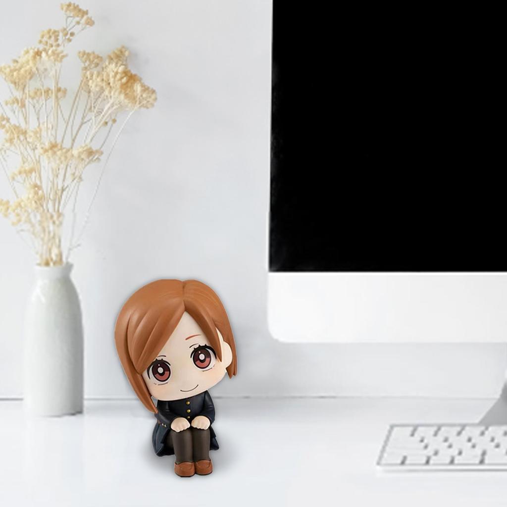 Anime Jujutsu Kaisen Figure Itadori Yuji Gojo Satori Fushiguro Megumi Kugisaki Kawaii Toy Model Action Figure Decoration