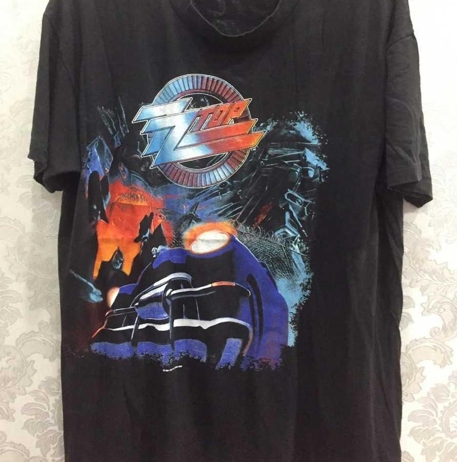 Band Vintage ZZ TOP World Tour Unisex T-Shirt Full Size LI175 Unisex T-Shirt XXXXL