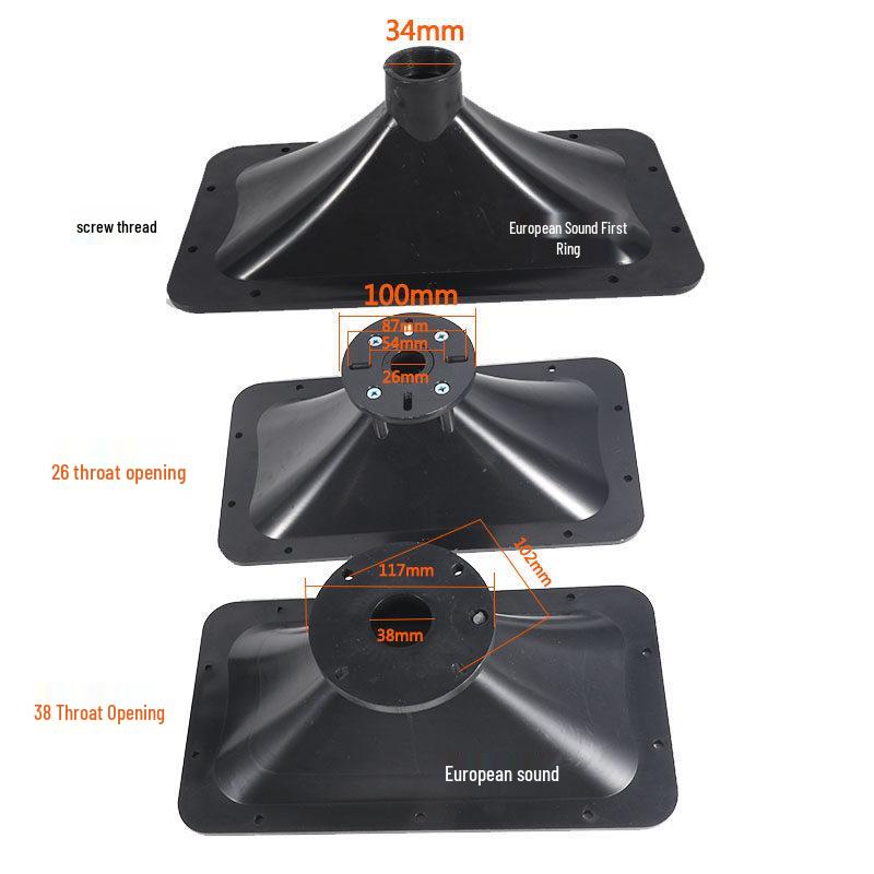 340×183×128 High-Frequency Horn Speaker Bracket for 44/51/75/100-Core Flat Mouth Horns
