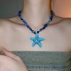 Y2K Accessories Starfish Clavicle Chain Pendant Beach Choker Starfish Necklace  Summer Party