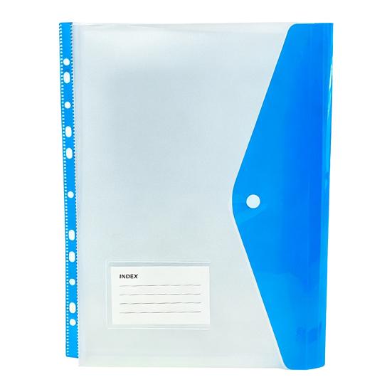 6 Stück A4 Kunststoff-Bindetaschen für 11-Ring-Ordner Letter-Format 1pc Transverse