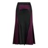 Off White Womens/Ladies Two Tone Satin Regular Midi Skirt