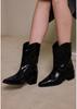 Then Sasha Ankle Boots - Shiny Black
