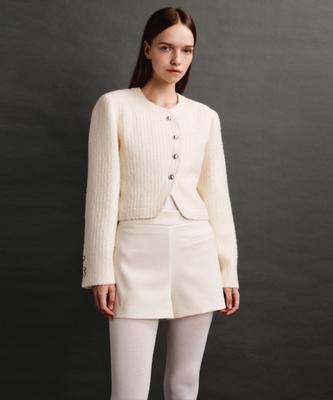 AVA MOLLI Premium Wool Short Pt (Ivory)