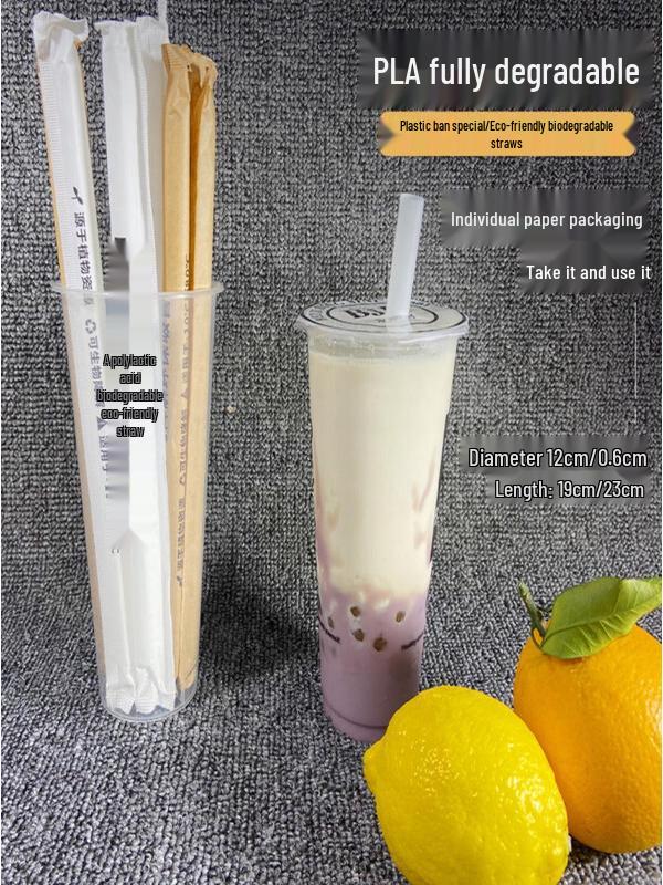 Shixun Biodegradable PLA Large Disposable Straws